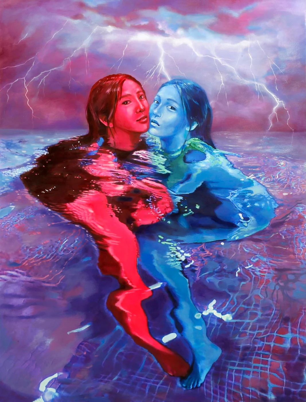 Beneath Still Waters, Oil on Canvas