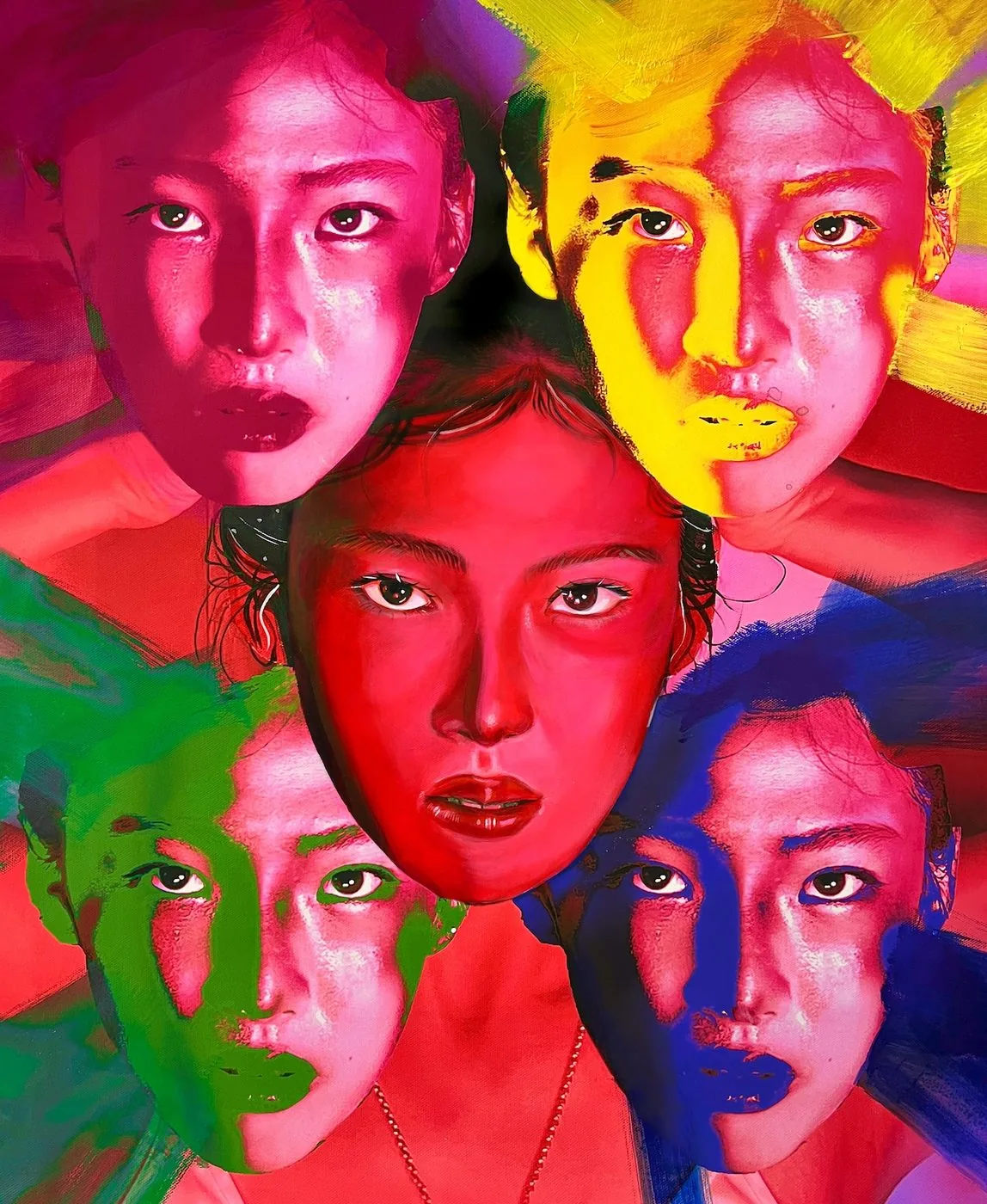 Color of emotion, Acrylic on Canvas cloth With Adobe Photoshop